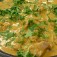 Curry Korma de Pavo y Cilantro con Arroz Salteado con Curry Rojo